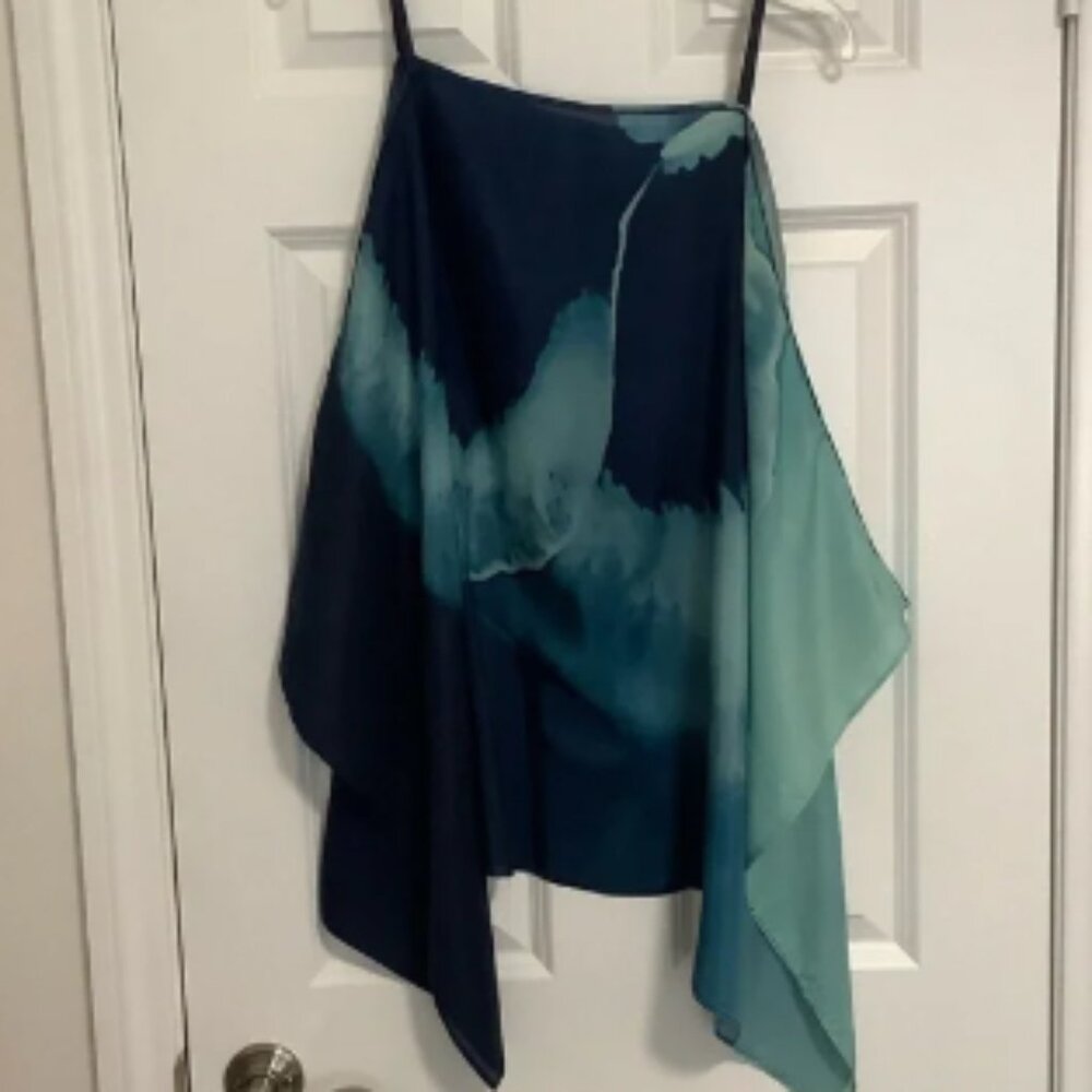 Lafayette 148 New York Blue and Teal Tunic